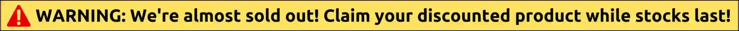 sciaticyl-stock-out-warning